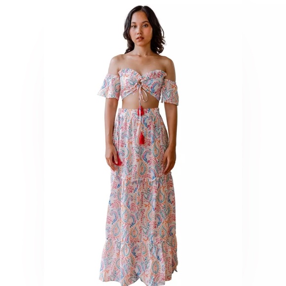 MAXI SKIRT AND TOP KYRA SET - Picture 2 of 7